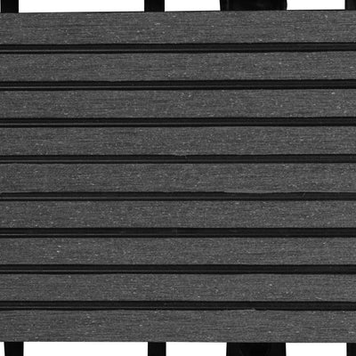 vidaXL WPC Tiles 30x30cm 11pcs 1m² Brown