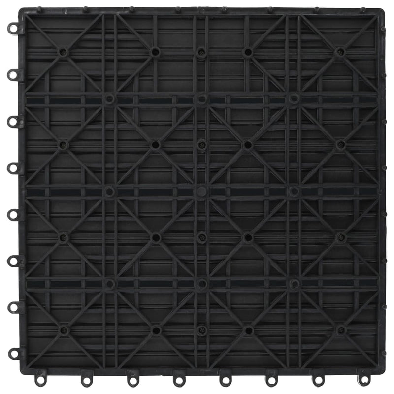 vidaXL WPC Tiles 30x30cm 11pcs 1m² Brown