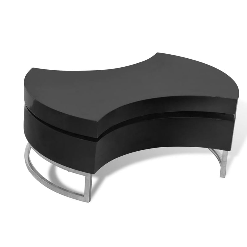 Coffee Table Shape-adjustable High Gloss White