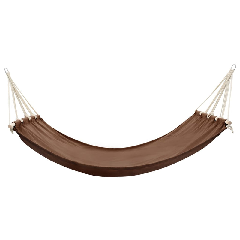vidaXL Hammock with Bar 210 x 150 cm Brown