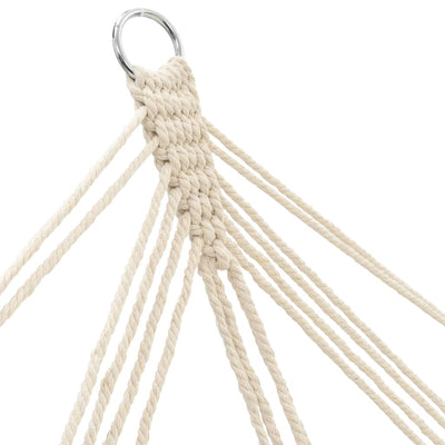 vidaXL Hammock with Bar 210 x 150 cm Brown