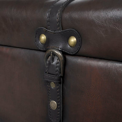 vidaXL Storage Bench Set 3 pcs Brown