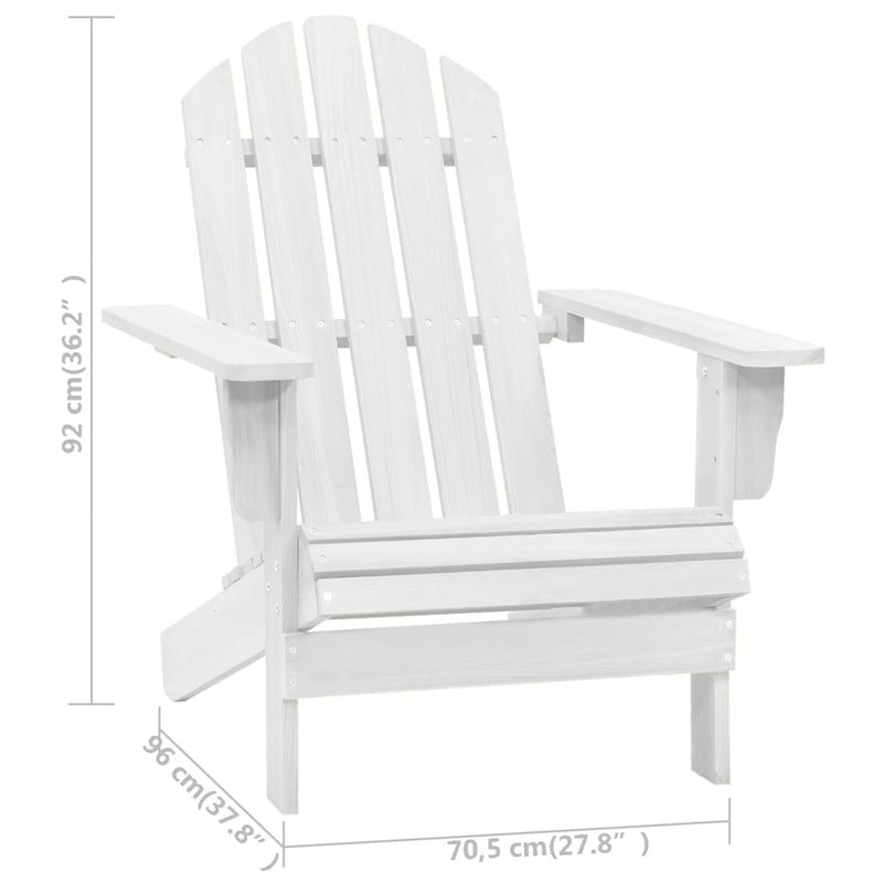 vidaXL Garden Chair Wood Brown