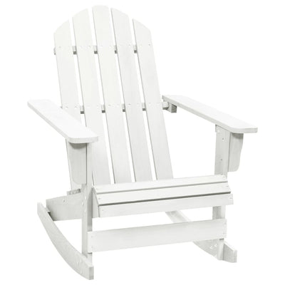 vidaXL Garden Rocking Chair Wood Brown
