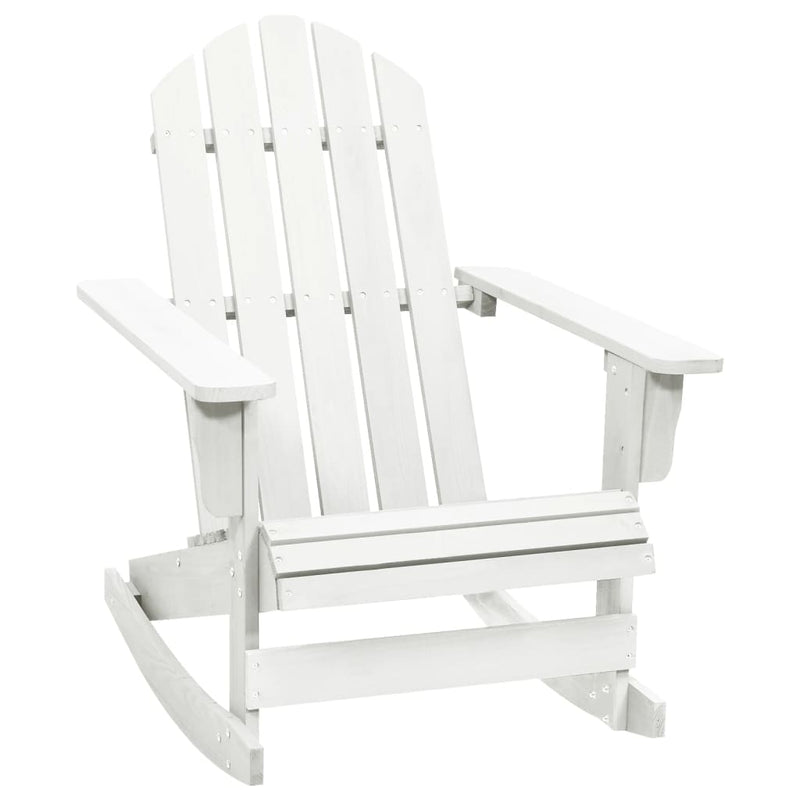 vidaXL Garden Rocking Chair Wood Brown