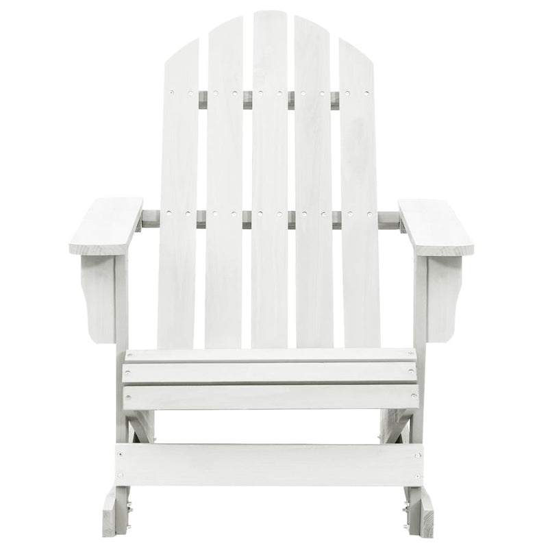 vidaXL Garden Rocking Chair Wood Brown