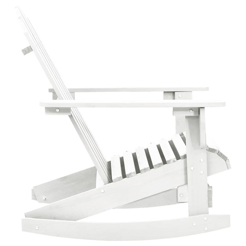 vidaXL Garden Rocking Chair Wood Brown