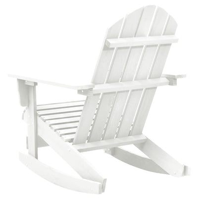 vidaXL Garden Rocking Chair Wood Brown
