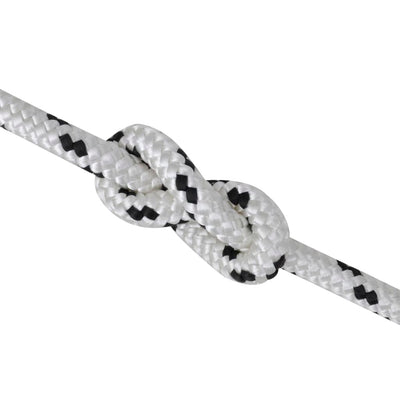 vidaXL Braided Rope Coil Boat Line Polyester 6 mm x 50 m