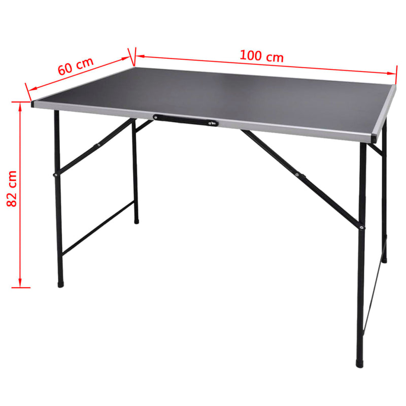 vidaXL Pasting Tables 3 pcs Foldable