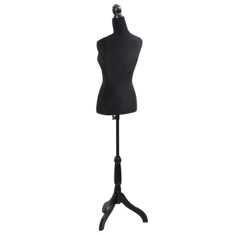 vidaXL Ladies Bust Display Black Female Dressmakers Dummy Mannequin