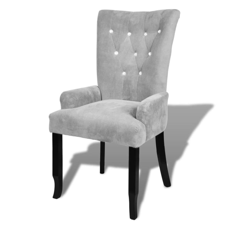 vidaXL Armchair Black Velvet