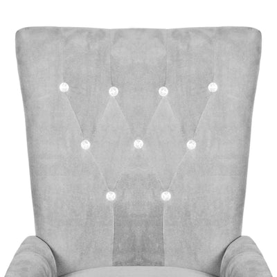 vidaXL Armchair Black Velvet