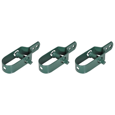 vidaXL Chain Link Fence with Posts Spike Steel 1.5x15 m