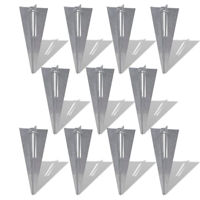 vidaXL Chain Link Fence with Posts Spike Steel 1.5x25 m