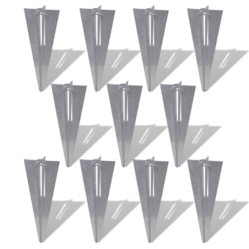 vidaXL Chain Link Fence with Posts Spike Steel 1.5x25 m