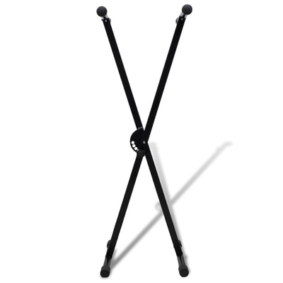 vidaXL Adjustable Keyboard Stand and Stool Set