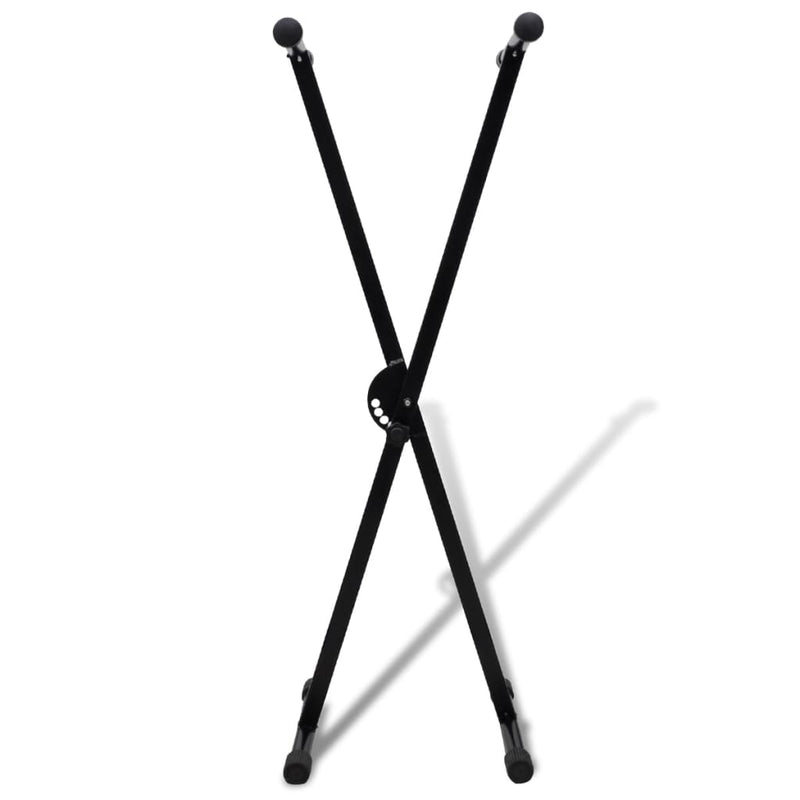 vidaXL Adjustable Keyboard Stand and Stool Set