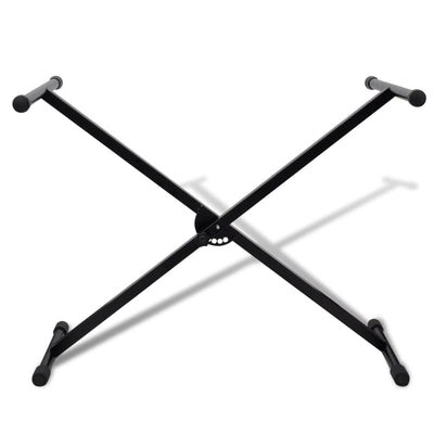 vidaXL Adjustable Keyboard Stand and Stool Set