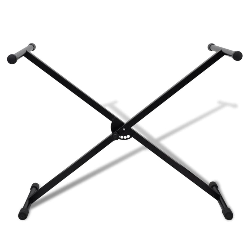 vidaXL Adjustable Keyboard Stand and Stool Set
