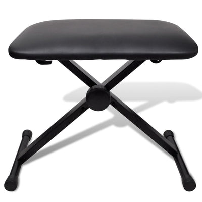 vidaXL Adjustable Keyboard Stand and Stool Set