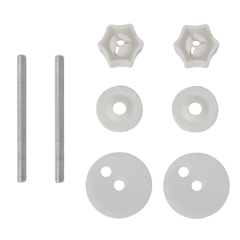 vidaXL Toilet Seats with Soft Close Lids MDF Black