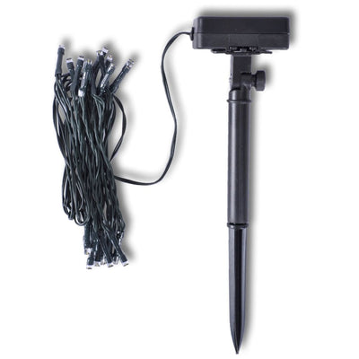 vidaXL Boxwood Ball Artificial Leaf Topiary Ball 27 cm With Solar LED String 2 pcs