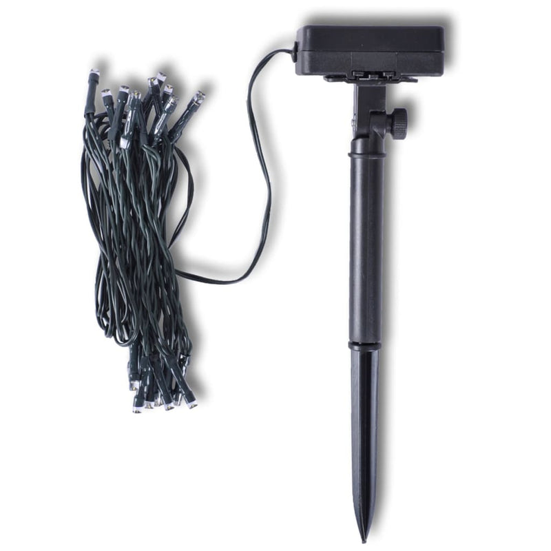 vidaXL Boxwood Ball Artificial Leaf Topiary Ball 35 cm With Solar LED String 2 pcs