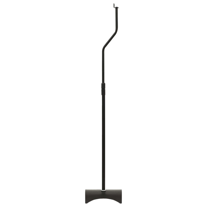 vidaXL Universal Speaker Stand 2 pcs Black