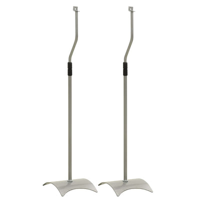 vidaXL Universal Speaker Stand 2 pcs Black