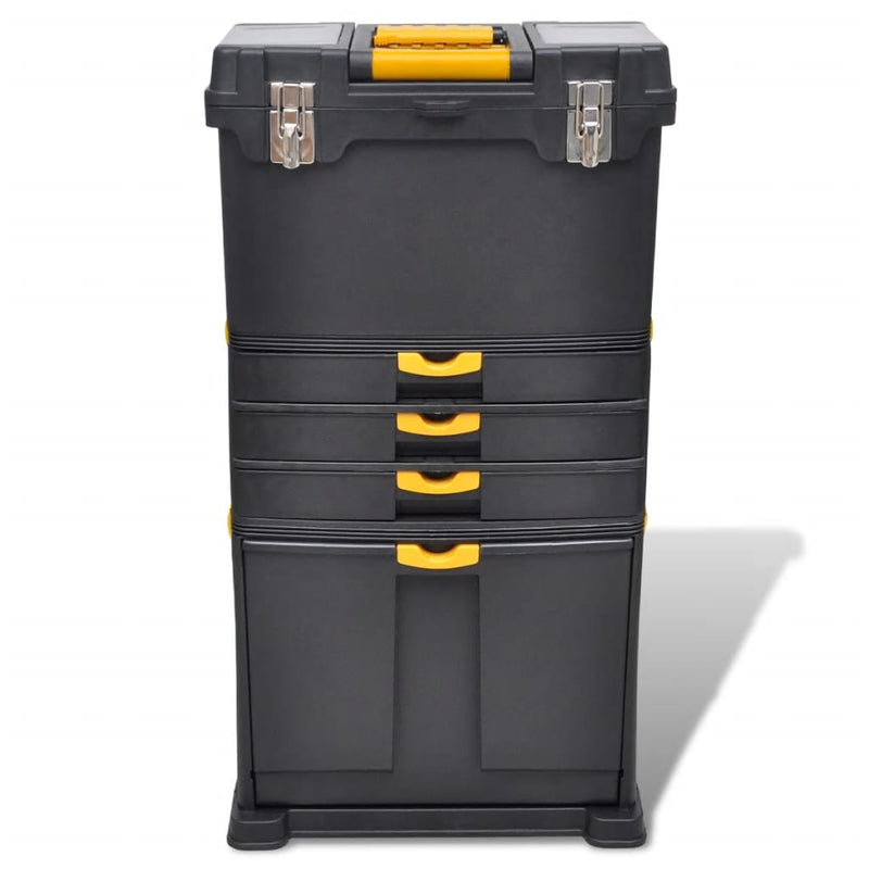 vidaXL Tool Case Chest Tool Trolley Portable