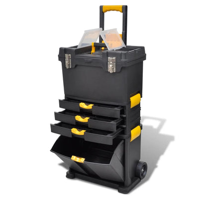vidaXL Tool Case Chest Tool Trolley Portable
