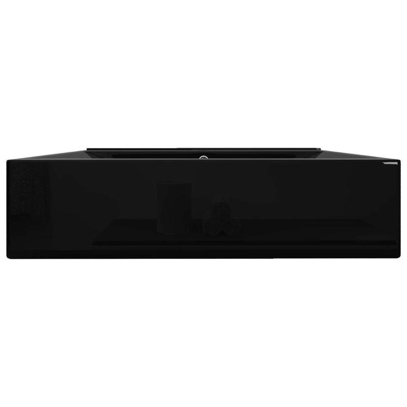 vidaXL Luxury Ceramic Basin Rectangular Sink White with Faucet Hole