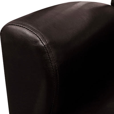 vidaXL Sofa Chair Dark Brown Faux Leather