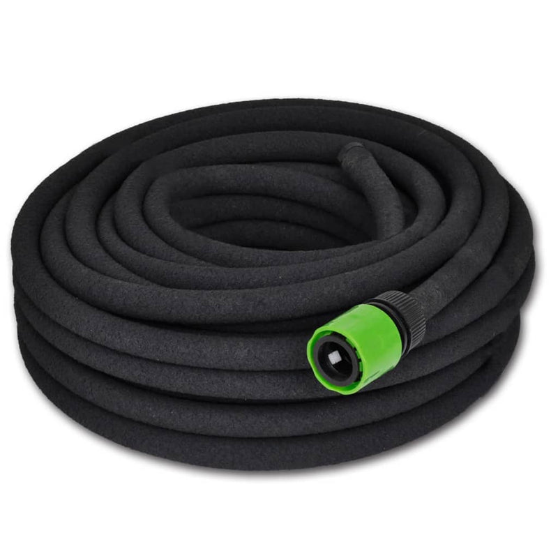 vidaXL Soaker Hose Watering & Irrigation Garden 1/2" Connector 25 m