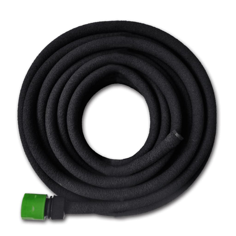 vidaXL Soaker Hose Watering & Irrigation Garden 1/2" Connector 50 m
