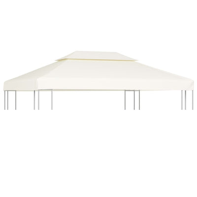 Water-proof Gazebo Cover Canopy Replacement 310 g / m² Beige 3 x 4 m