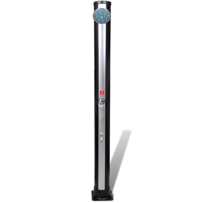 vidaXL Outdoor Solar Shower with Shower Head and Faucet 35 L
