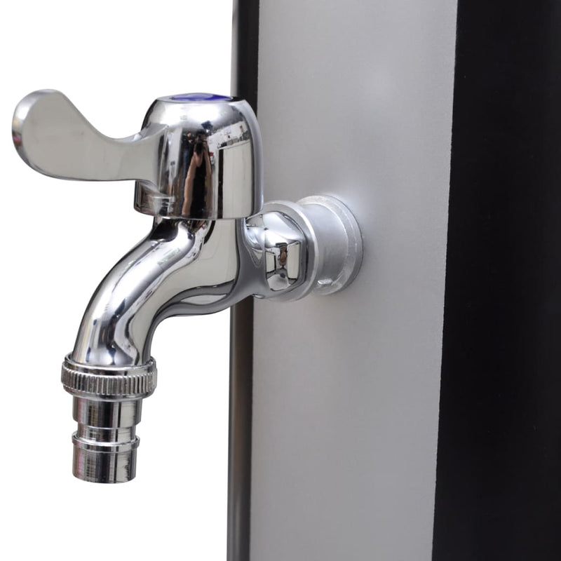 vidaXL Outdoor Solar Shower with Shower Head and Faucet 35 L