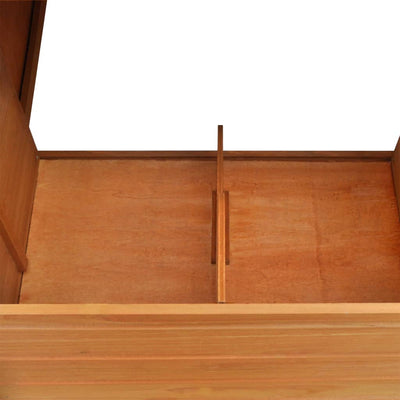 vidaXL Outdoor Chicken Cage Hen House with 1 Egg Cage Grey Wood