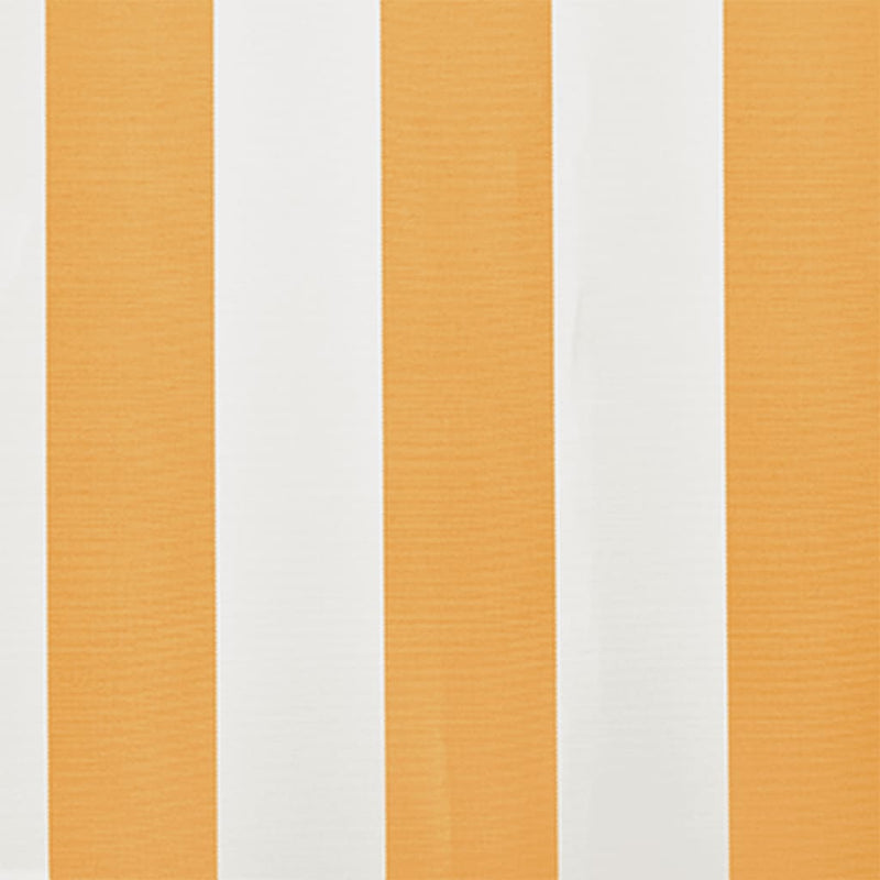 vidaXL Awning Top Sunshade Canvas Blue & White 4 x 3 m (Frame Not Included)