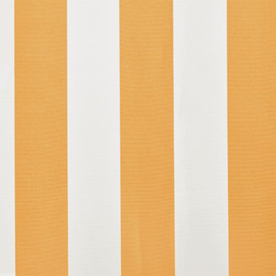 vidaXL Awning Top Sunshade Canvas Sunflower Yellow & White 6 x 3 m (Frame Not Included)