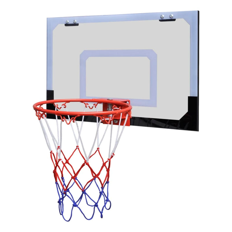 vidaXL Indoor Mini Basketball Hoop Set with Ball and Pump