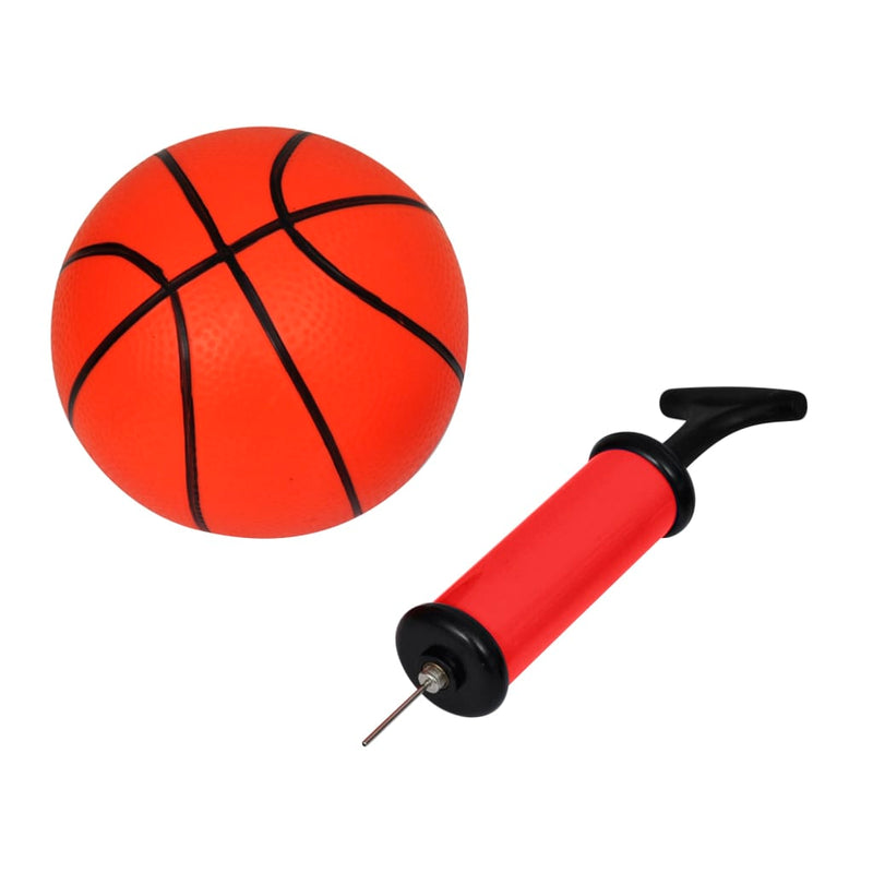 vidaXL Indoor Mini Basketball Hoop Set with Ball and Pump