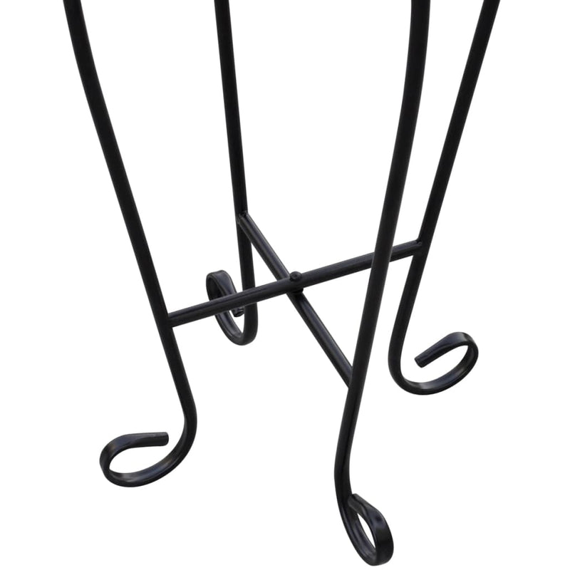 vidaXL Mosaic Plant Table Blue and White