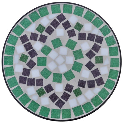 vidaXL Mosaic Plant Table Blue and White