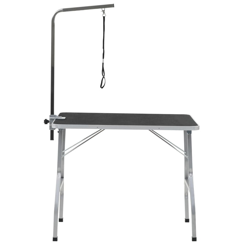 vidaXL Bath Grooming Table for Dogs Cats Pets Adjustable 1 Loop