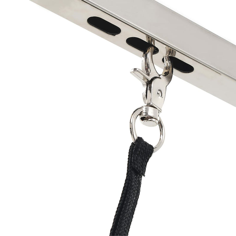 vidaXL Bath Grooming Table for Dogs Cats Pets Adjustable 1 Loop