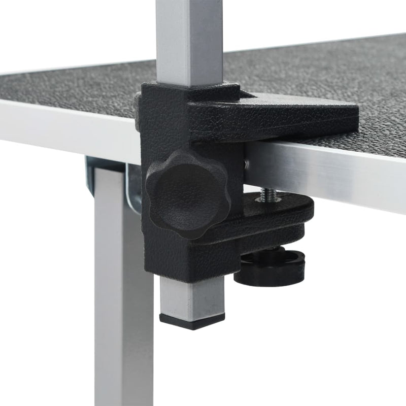 vidaXL Bath Grooming Table for Dogs 2 Loops