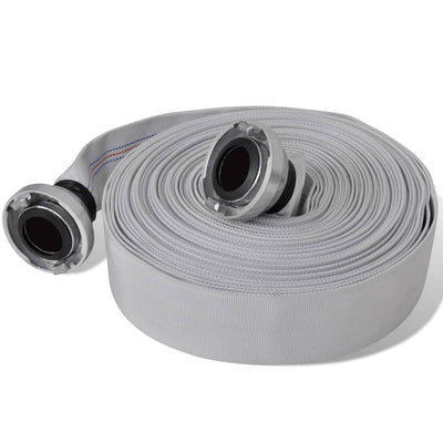vidaXL Fire Hose Flat Hose 30 m with C-Storz Couplings 2 Inch